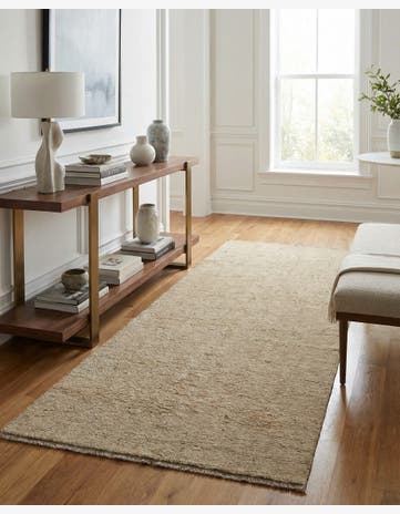 3' 8 x 6' Hand Knotted Oushak Wool Rug