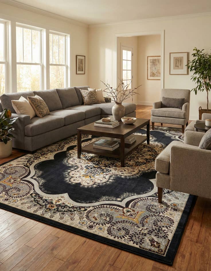 Detail image of 10' x 14' Kamala Washable Rug