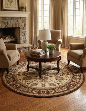 7' 10 x 7' 10 Aditi Round Rug
