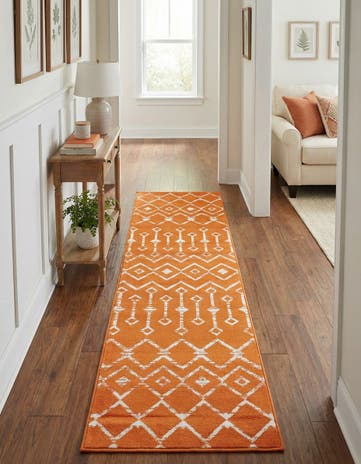 2' x 6' 7 Kasbah Trellis Runner Rug