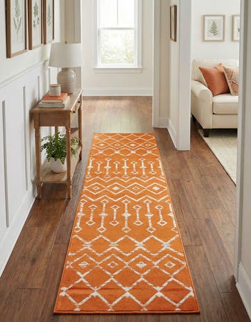 2' x 6' 7 Kasbah Trellis Runner Rug