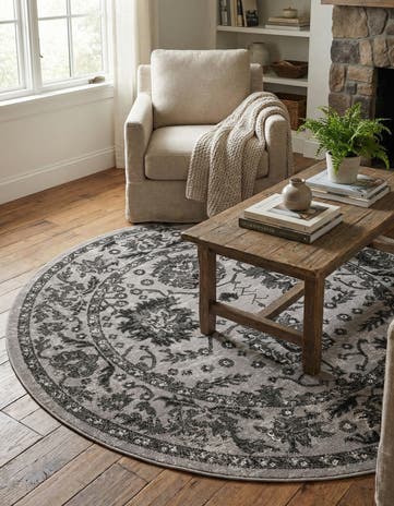 5' 3 x 5' 3 Lucerne Round Rug