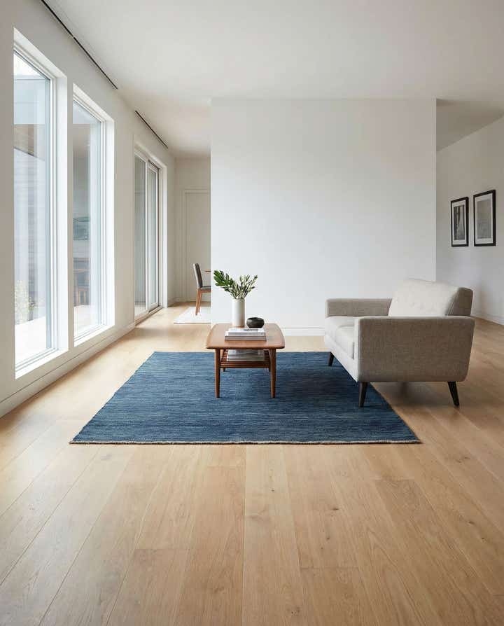 4' 3 x 6' 2 Hand Woven Kilim Modern Wool Rug