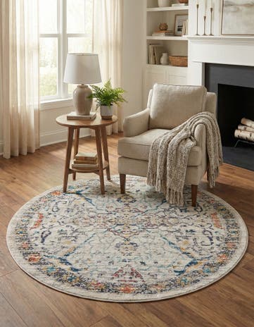 4' x 4' Lola Round Rug