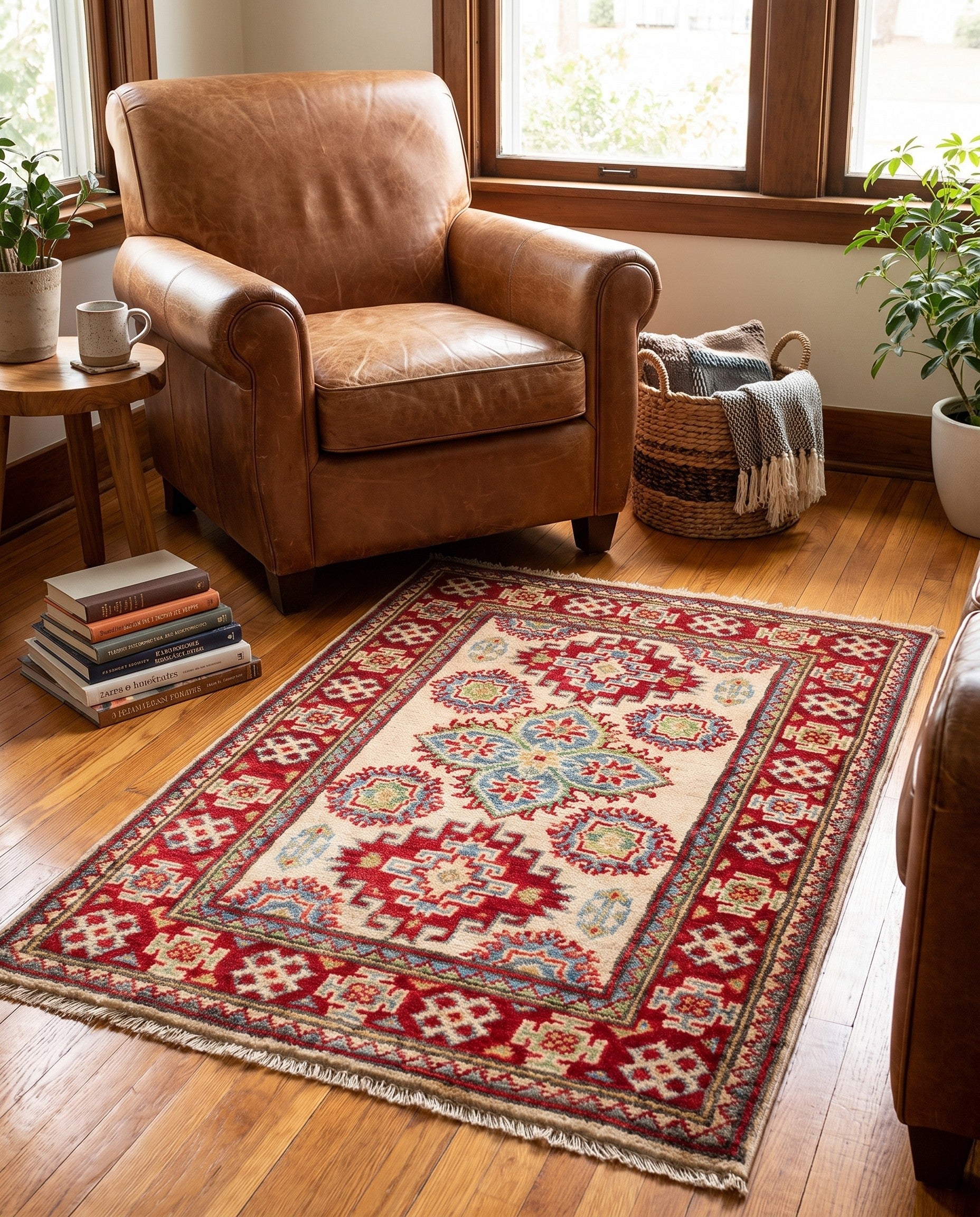 2' 2 x 3' Hand Knotted Kazak Rug