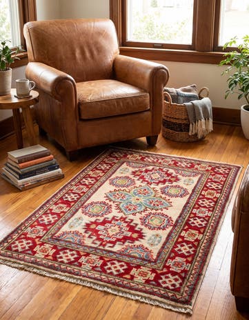 2' 2 x 3' Hand Knotted Kazak Rug