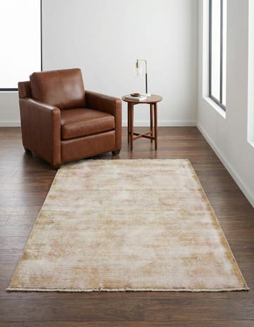 3' 10 x 5' 6 Hand Knotted Ultra Vintage Persian Wool Rug