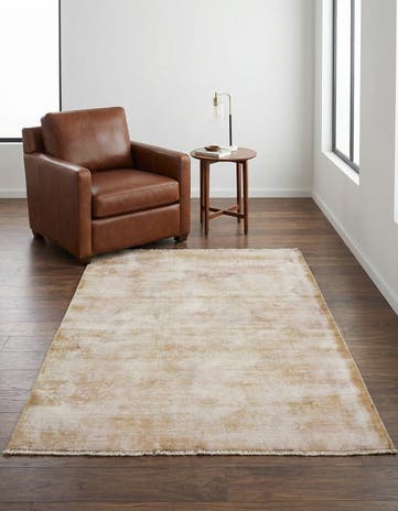 3' 10 x 5' 6 Hand Knotted Ultra Vintage Persian Wool Rug