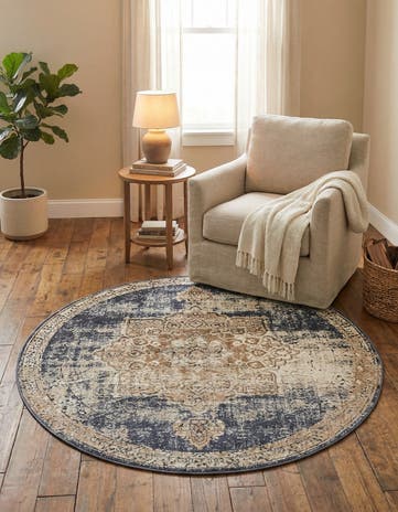 4' x 4' Eliza Round Rug