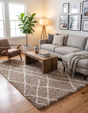 7' 10 x 10' Soft Touch Shag Rug