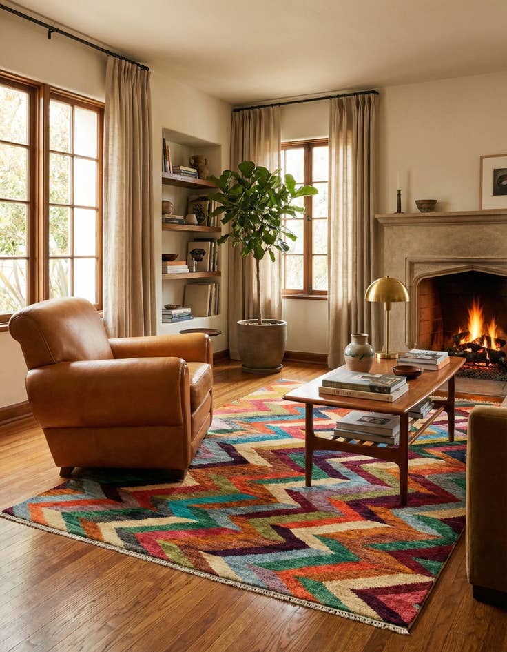 Detail image of 4' 2 x 6' Hand Knotted Balouch Wool Rug