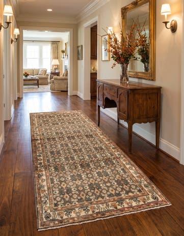 4' 1 x 9' 4 Hamedan Rug