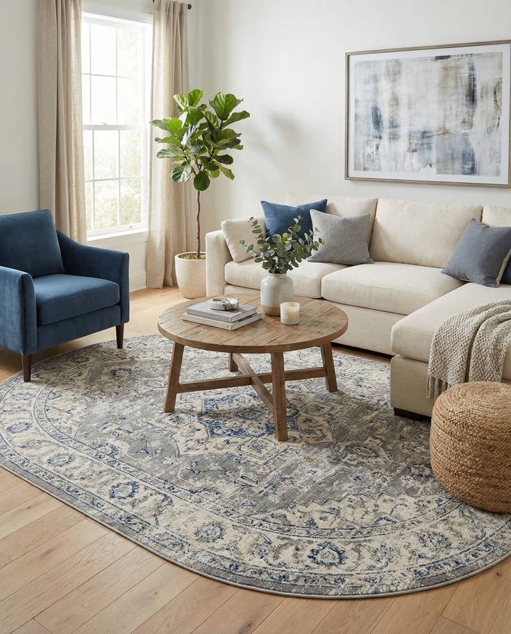 Detail image of 7' 10 x 10' Finsbury Oval Rug