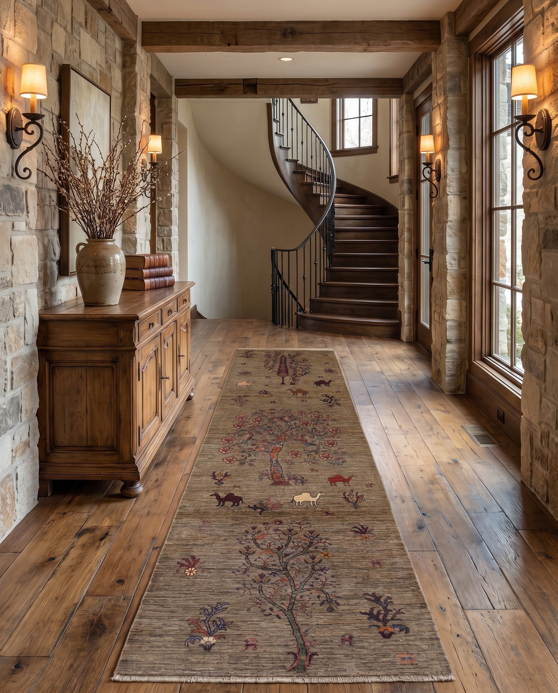 2' 9 x 10' 3 Hand Knotted Ariana Ziegler Runner Rug