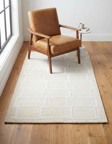 3' x 4' 11 Hand Knotted Darya Wool Rug