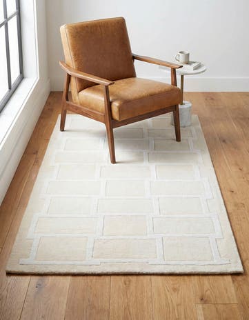 3' x 4' 11 Hand Knotted Darya Wool Rug