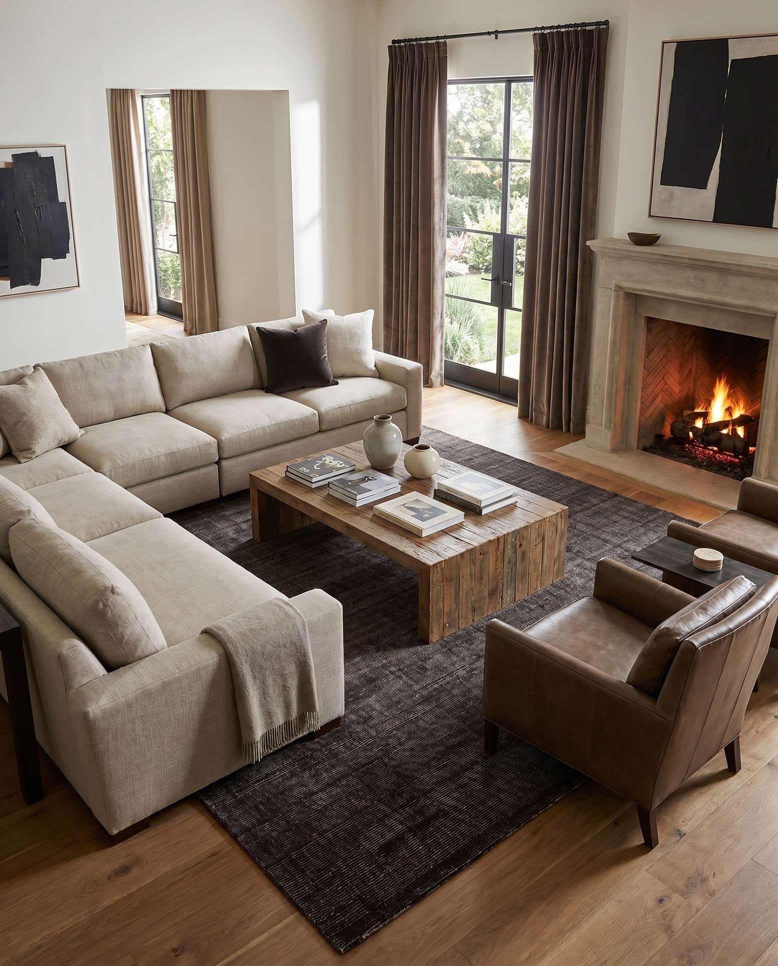 13' 1 x 18' 1 WoolCraft Geometric Rug