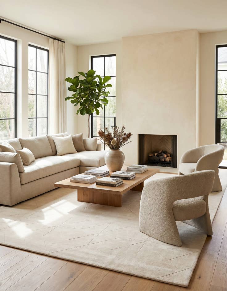 Detail image of 10' x 14' 1 WoolCraft Geometric Rug