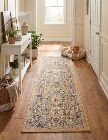 2' x 6' Kamala Washable Runner Rug