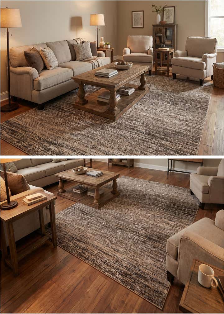 9' x 12' Sepia Rug