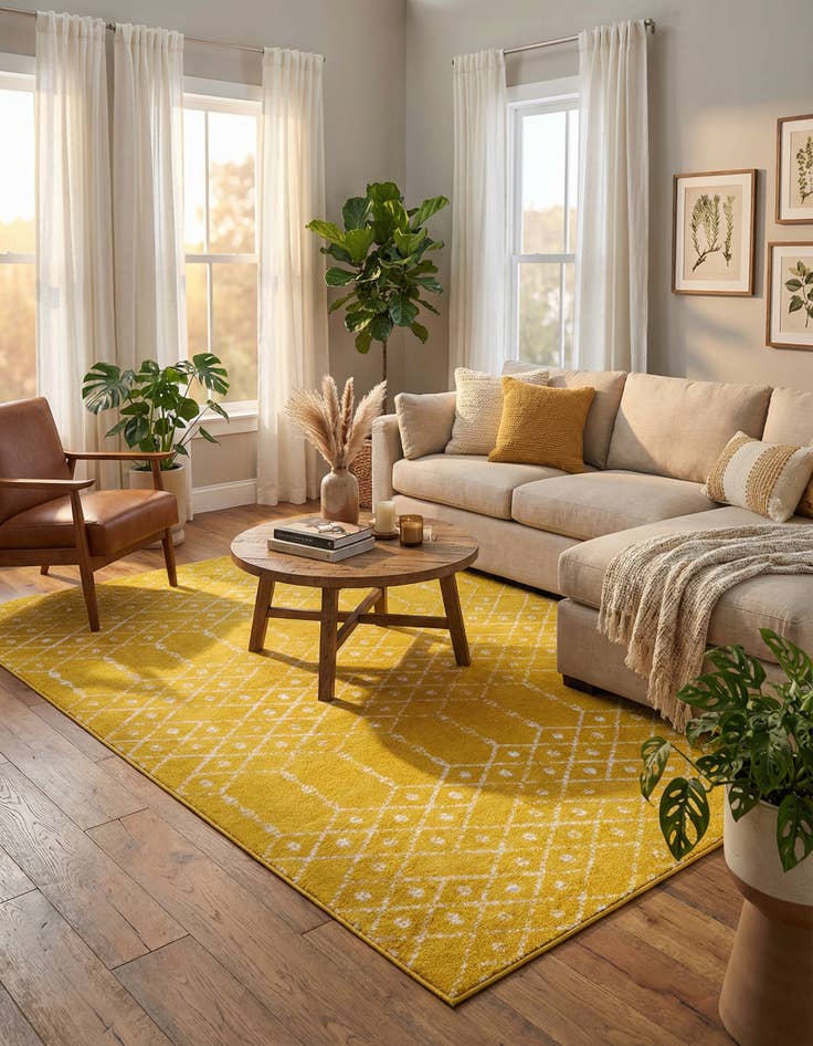 Detail image of 10' x 13' Paxon Trellis Rug