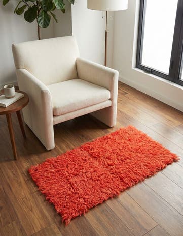 2' x 3' 10 Hand Knotted Moroccan Wool Rug