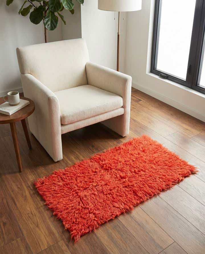 2' x 3' 10 Hand Knotted Moroccan Wool Rug