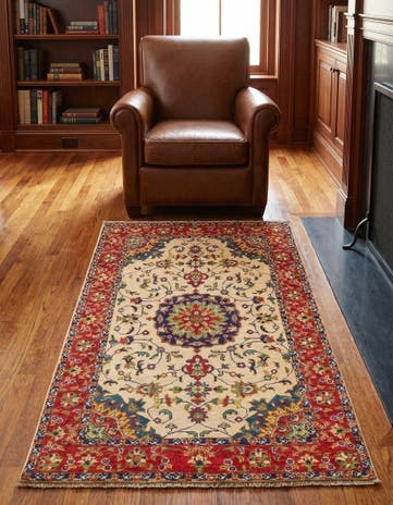 3' 1 x 4' 10 Hand Knotted Kazak Rug
