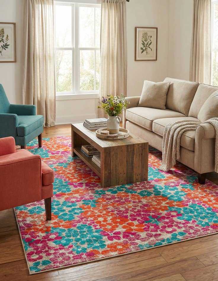 Detail image of  10' x 14' Azalea Rug