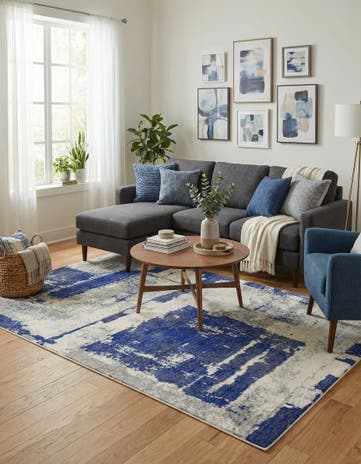 Navy Blue Heritage Rug