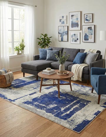 Navy Blue Heritage Rug