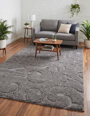 5' x 8' Botanical Shag Rug