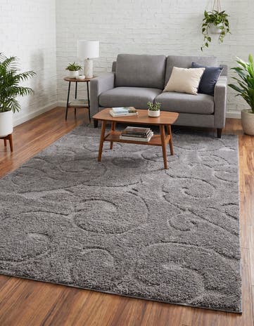5' x 8' Botanical Shag Rug