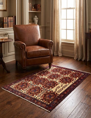 4' 1 x 5' 3 Afshar Wool Rug