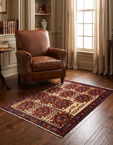 4' 1 x 5' 3 Afshar Wool Rug