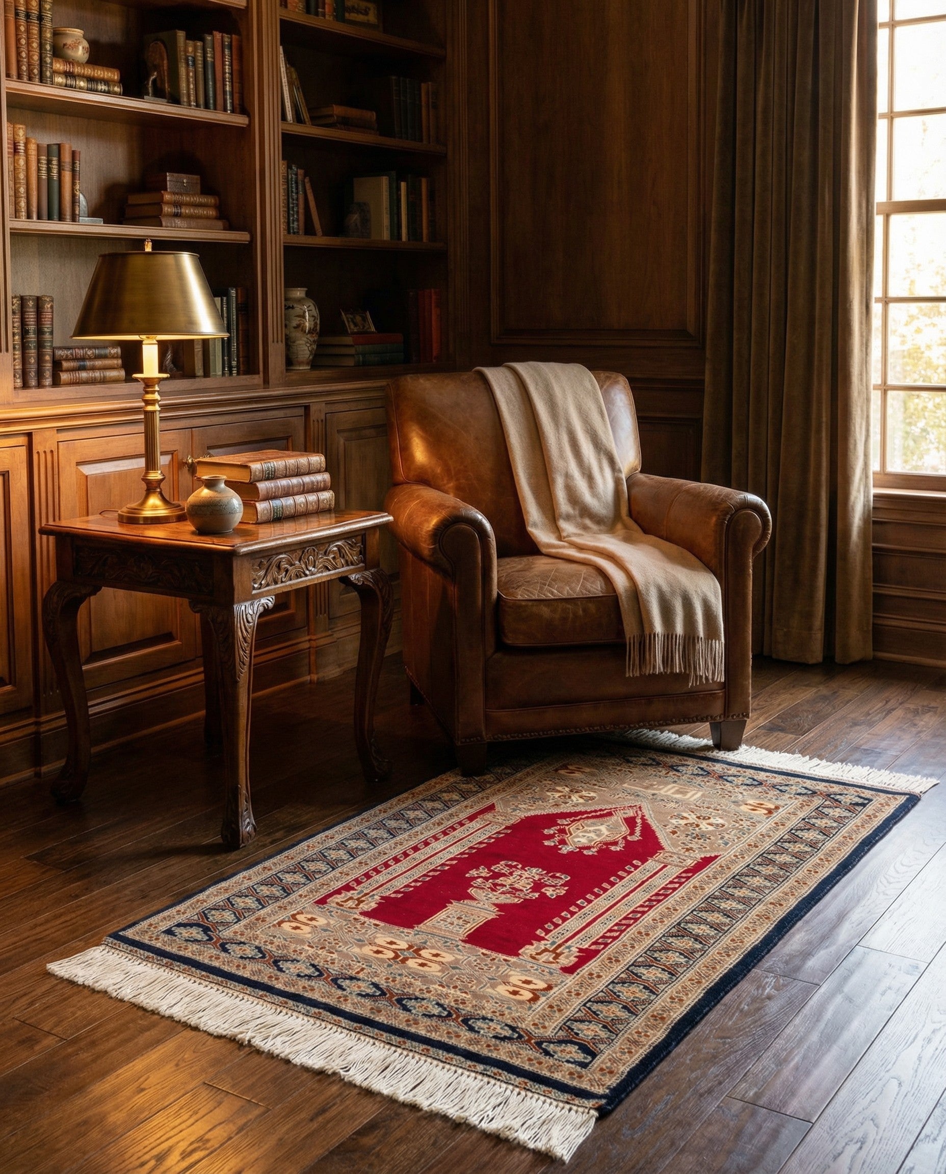 2' 8 x 4' 2 Hand Knotted Bokhara Oriental Wool Rug