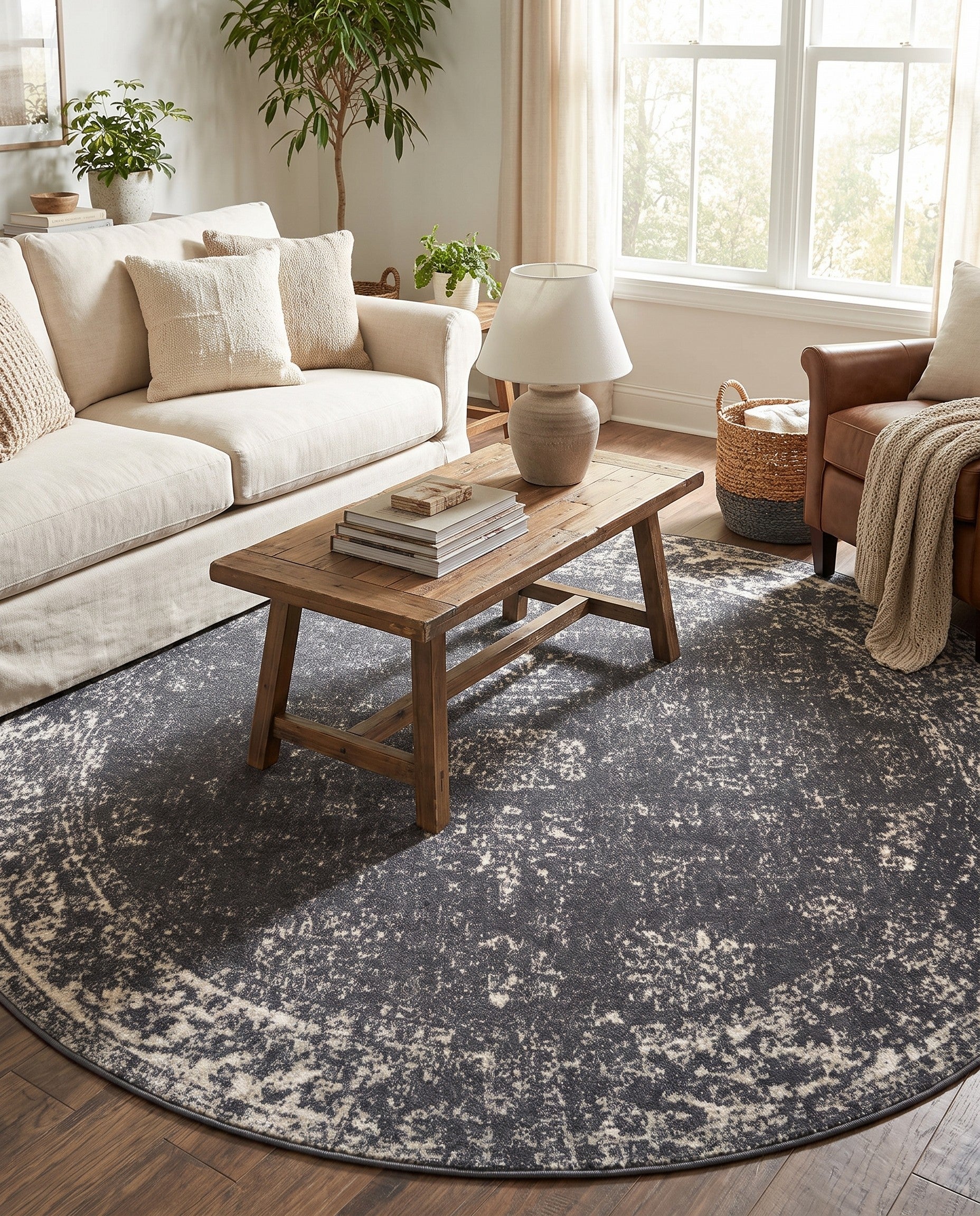 8' x 8' Monte Carlo Round Rug