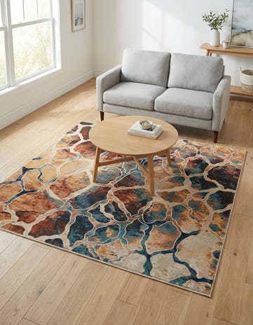 5' 3 x 5' 3 Gossamer Square Rug