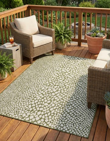 5' 3 x 8' Easy-Clean Jill Zarin Cape Town Indoor / Outdoor Rug