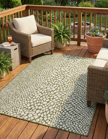 5' 3 x 8' Easy-Clean Jill Zarin Cape Town Indoor / Outdoor Rug