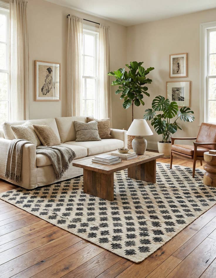 Detail image of 7' 10 x 10'  Hand Woven Kala Handwoven Jute Rug