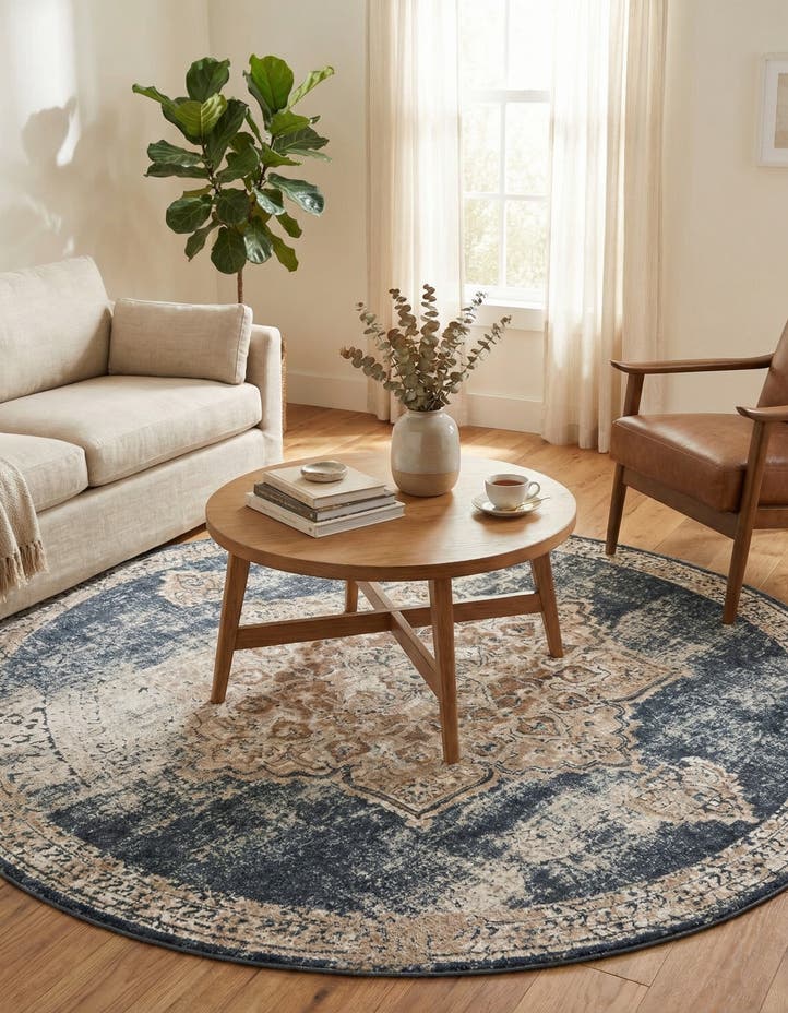 7' x 7' Eliza Round Rug