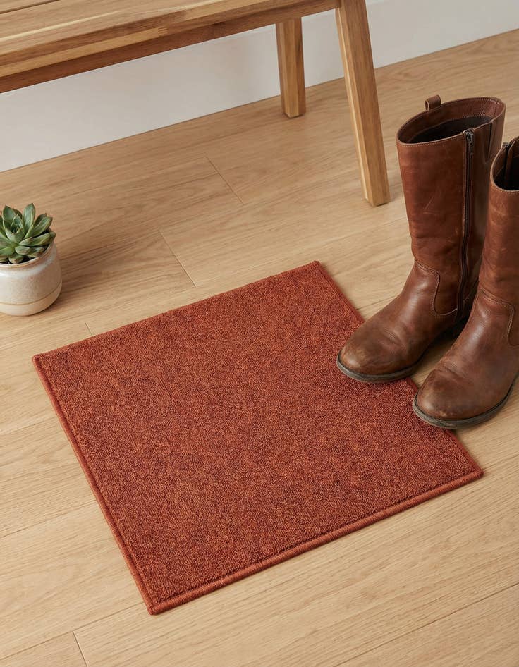 Detail image of 1' 4 x 1' 4 Everyday Solid Sample Rug