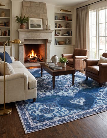 9' 2 x 12' Washable Francesca Rug