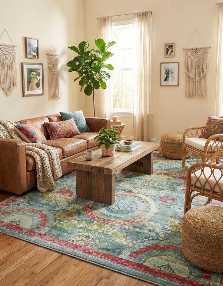 Detail image of 8' x 10' Santiago Rug