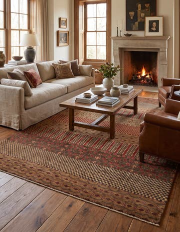 6' 10 x 9' 9 Hand Knotted Ziegler Modern Rug