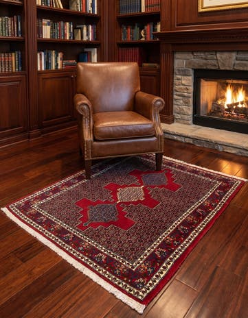 3' 11 x 4' 11 Senneh Square Rug