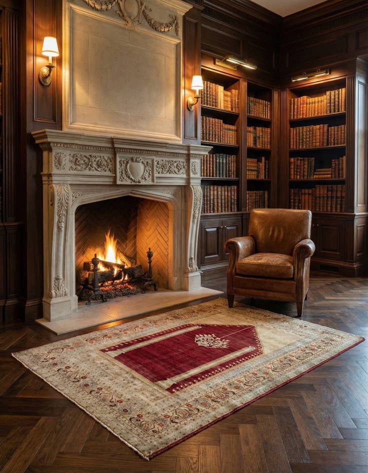 Detail image of 3' 11 x 5' 6 Tabriz Rug