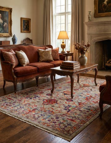 4' 1 x 6' 1 Hand Knotted Ariana Ziegler Rug