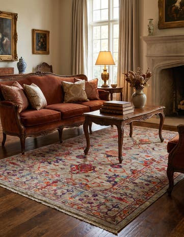 4' 1 x 6' 1 Hand Knotted Ariana Ziegler Rug